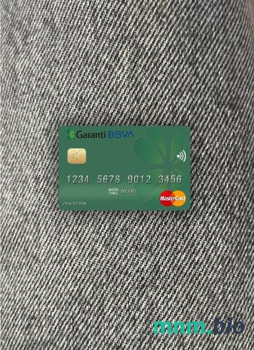 Romania Garanti BBVA wygląd zdjęcia mastercard skan PSD + zdjęcie